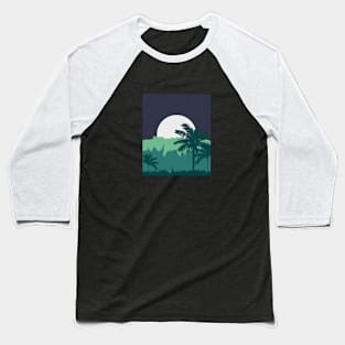 Jungle Night Baseball T-Shirt